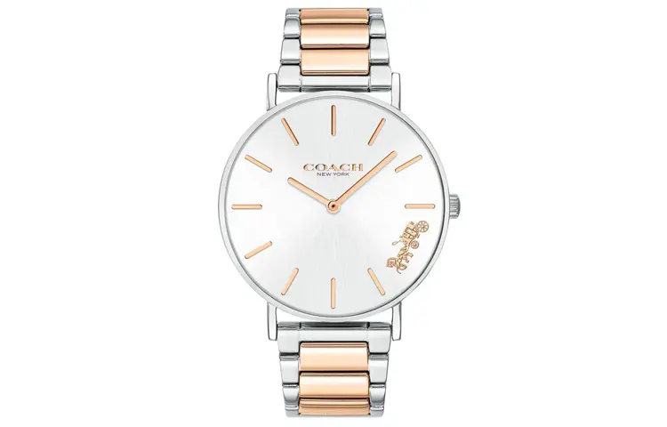 COACH Wrist Watches Quartz Movement Stainless Steel Strap 36mm White Dial Women's Watch
