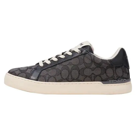 COACH Clip Skateboard Shoes Men Low-Top Black