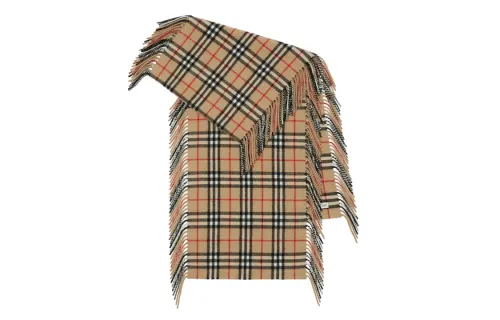 【Previous Season】checkered cashmere scarf