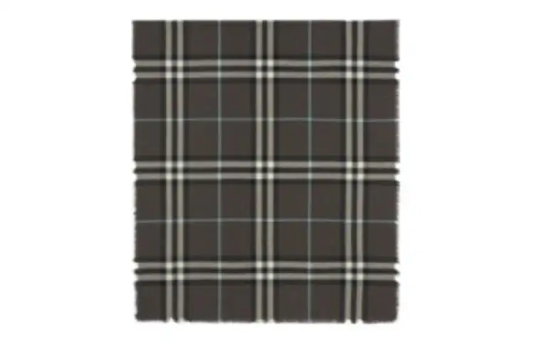 Burberry Wool Knit Scarves Women's Gray