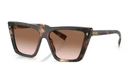 PRADA Square-frame Tortoiseshell-effect Sunglasses