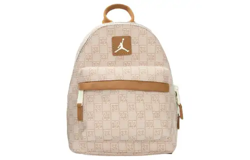 Jordan Polyester Backpack Unisex Beige