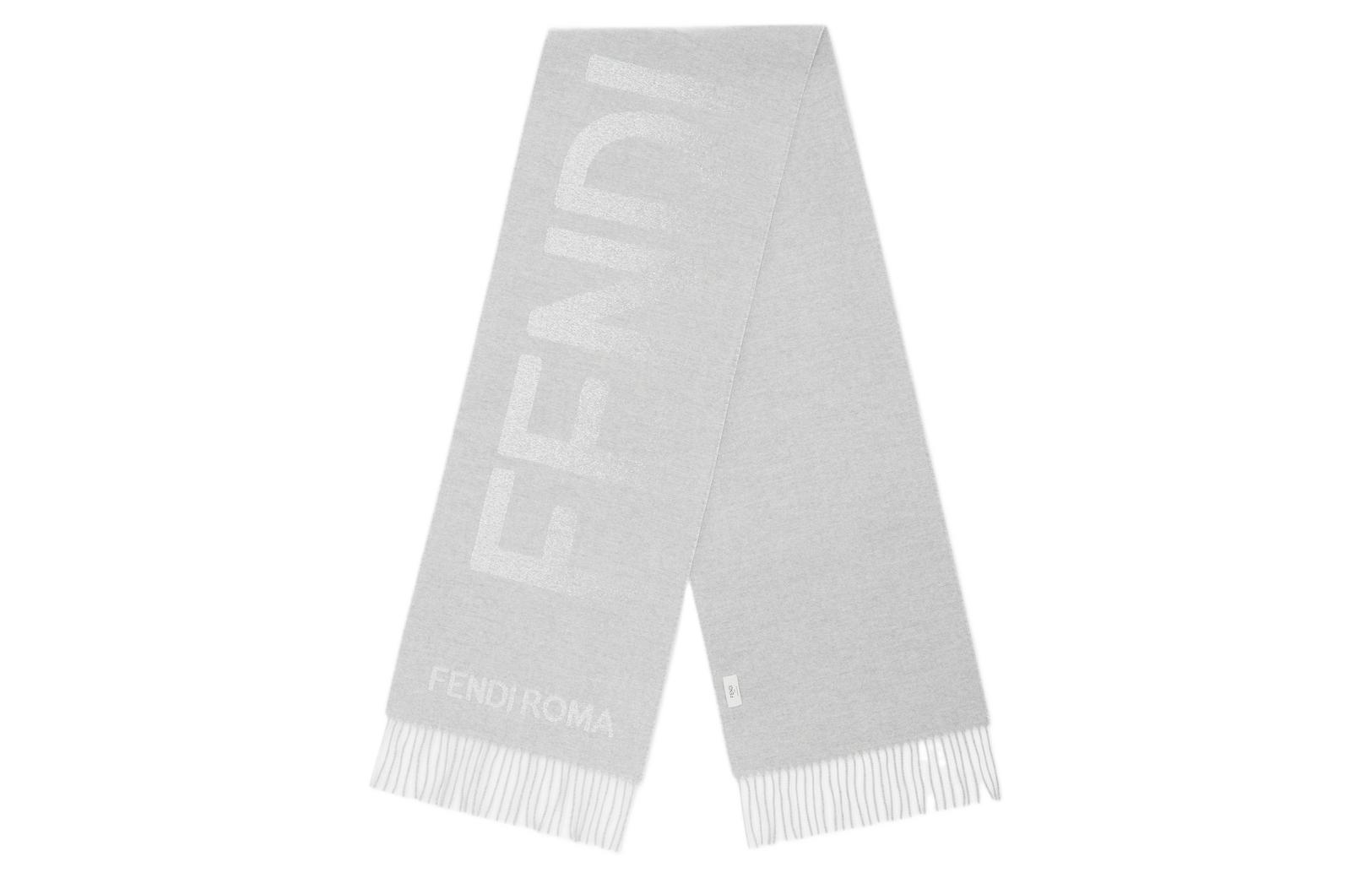 Женский шарф Fendi (серый)