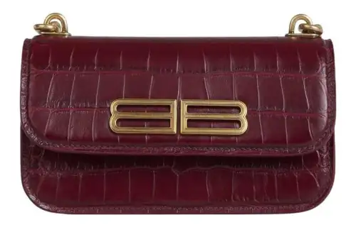 Balenciaga Calfskin Crossbody Bag, Shoulder Bag Mini Women's Red