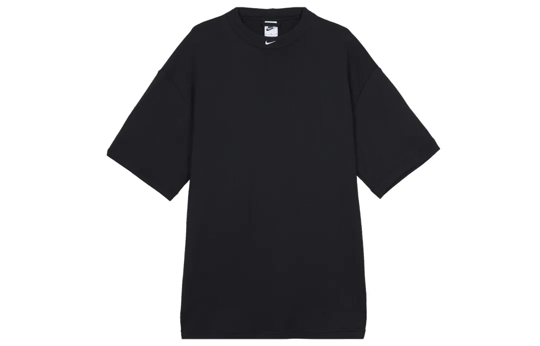 Nike Sportswear T Shirts Men's Black Crew Neck Moderate
