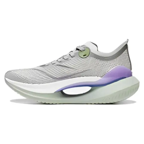 LINING Jueying 2 Essential Running Shoes Women's Low-Top Green Gray