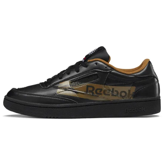 Reebok Club C Skateboarding Shoes Unisex Low-top Black