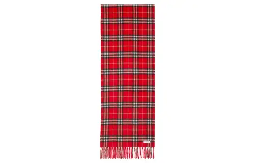Burberry Cashmere Knit Scarves Women's Red