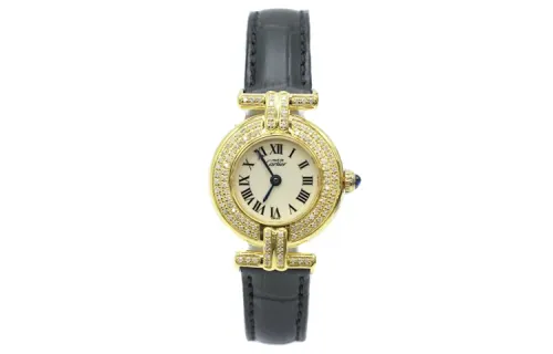 CARTIER Little Whirlwind Collection Quartz Movement Women's Watch 24mm White Dial Alloy Watch Case