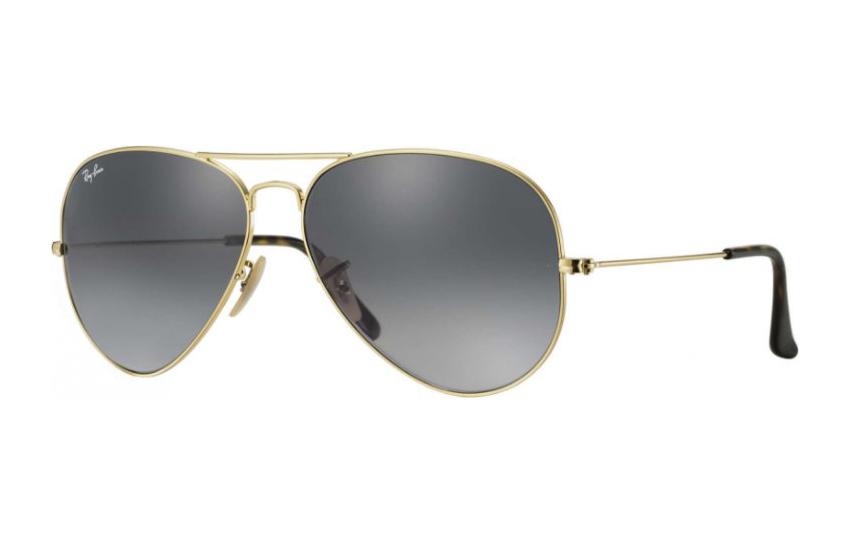 Очки RayBan Авиатор (золотые)