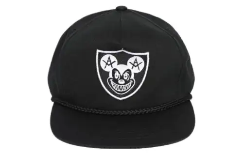 LOEWE Cotton Blend Baseball Caps Men's Black