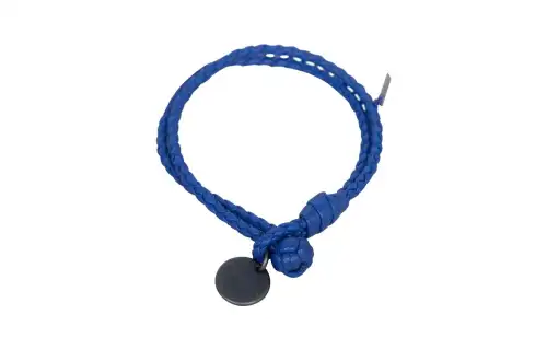 Bottega Veneta Sheepskin Bracelets Women's Blue