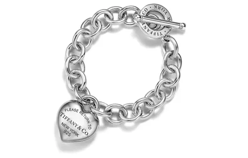 TIFFANY & CO. 925 Sterling Silver Bracelets Unisex Silver