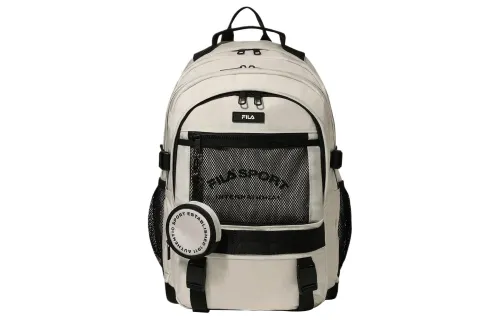 FILA Polyester Backpack Regular Unisex Cream