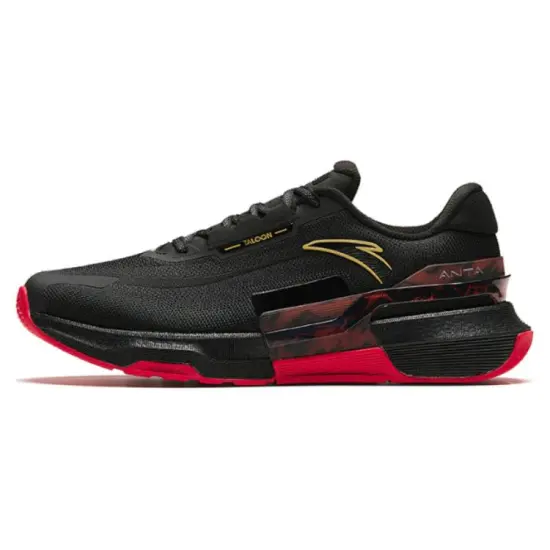 ANTA Training Shoes Men Low-Top Basic Black/Metal Gold
