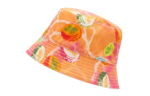 LOEWE Cotton, Canvas, Calfskin Bucket Hats Women's Orange