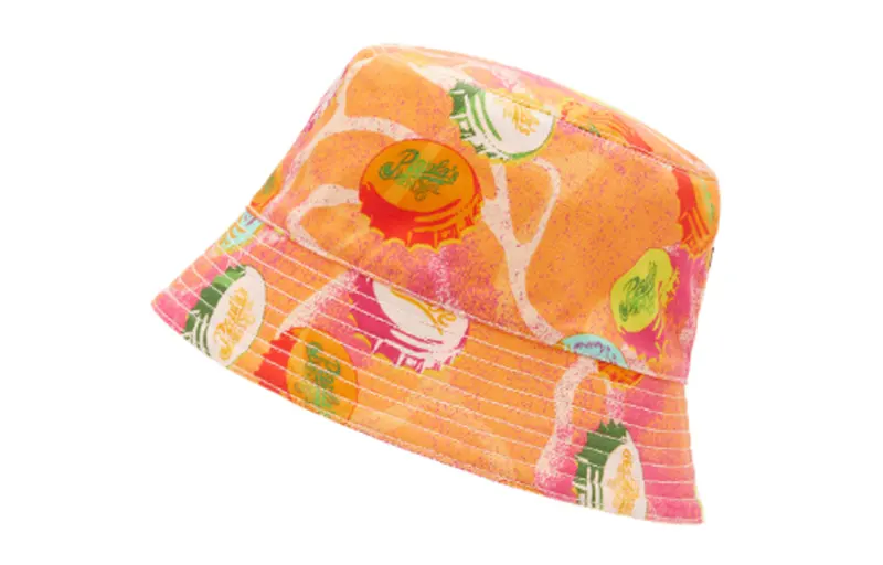 LOEWE Cotton, Canvas, Calfskin Bucket Hats Women's Orange
