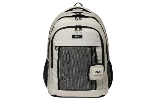 FILA Polyester Backpack Regular Unisex Cream