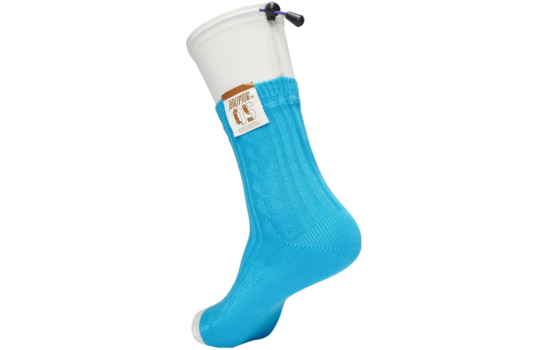 Li Ning Badfive Crew Socks Unisex 1 Pack Bachelor Blue