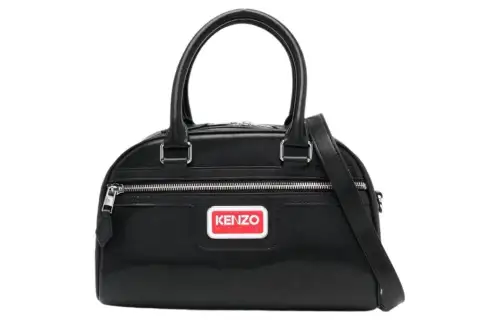 KENZO Logo Patch Zipped Mini Sports Handbag