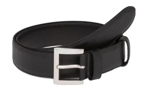 Prada Crafted Buckle Belt