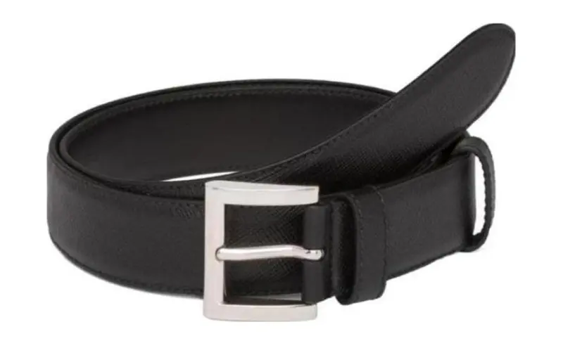 Prada Crafted Buckle Belt