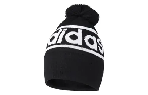 Adidas Polyester, Polyamide, Elastane Beanies Unisex Black