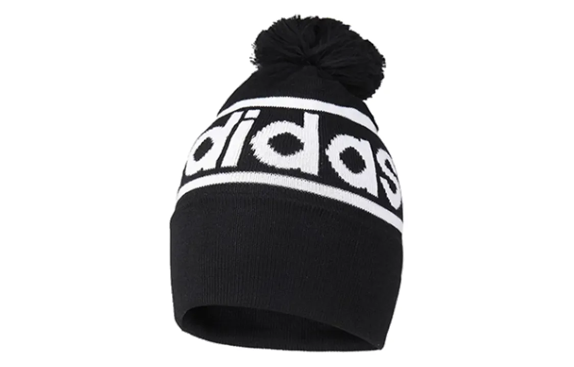 Adidas Polyester, Polyamide, Elastane Beanies Unisex Black