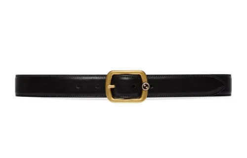GUCCI Interlocking G-buckle Leather Belt