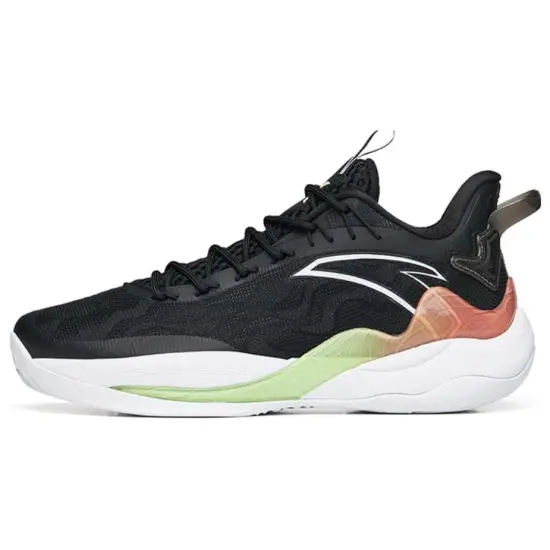 ANTA Mountain 2 Basketball Shoes Men Low-Top Black
