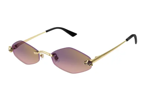 Cartier Geometric Frame Sunglasses