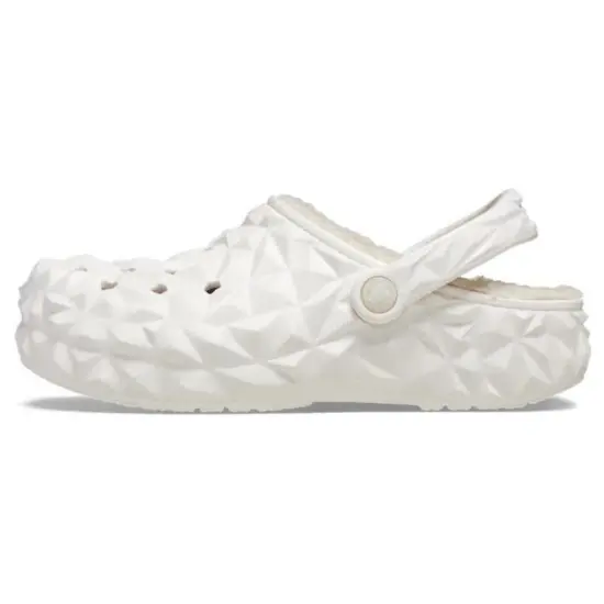 Crocs Classic Lined Geometric Clogs 'White'