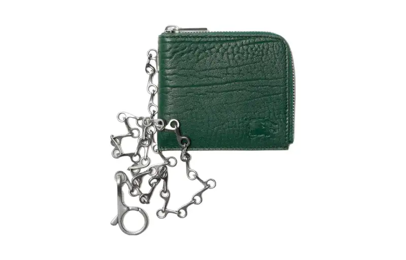 Burberry Leather Wallet Men's Vine Color