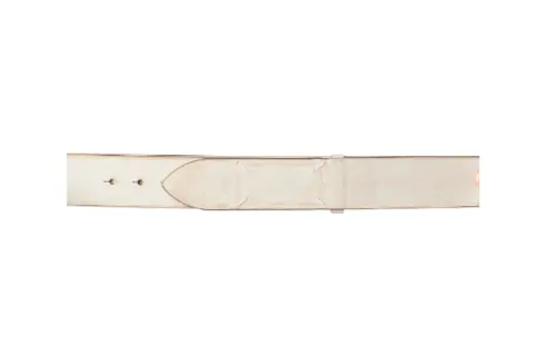 Maison Margiela Leather Belts Men's White 4.5cm