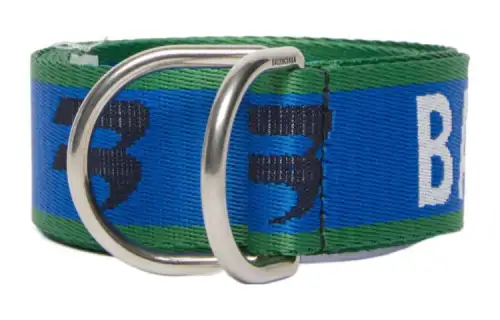 Balenciaga Polyester Belts Men's Blue Width 3.3CM