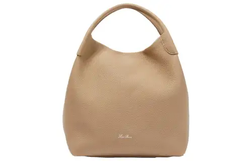 Loro Piana Calfskin Handbag Large Women's Light Olibanum