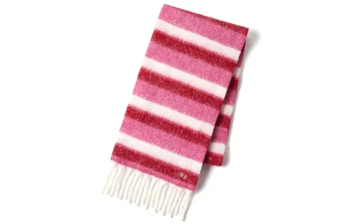 UNIQLO Knit Scarves Unisex Pink