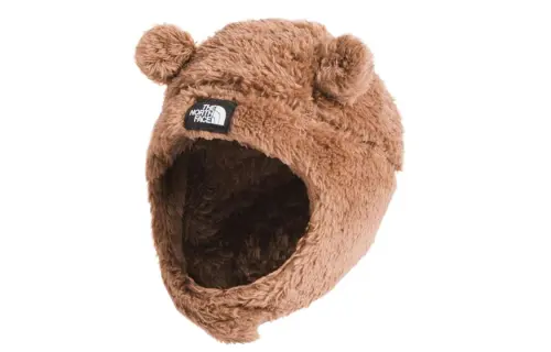 The north face, regenerated woolen brown hat, with your logo imprint, polyester
