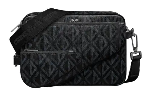 DIOR Canvas Crossbody Bag, Shoulder Bag Men's Black