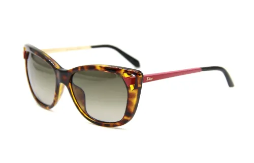 DIOR Metal Plastic Butterfly Sunglasses Unisex Multicolor