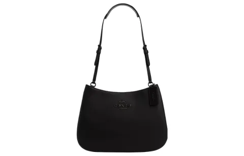 COACH Penelope Cow Leather Handbag, Shoulder Bag Large Women's Black