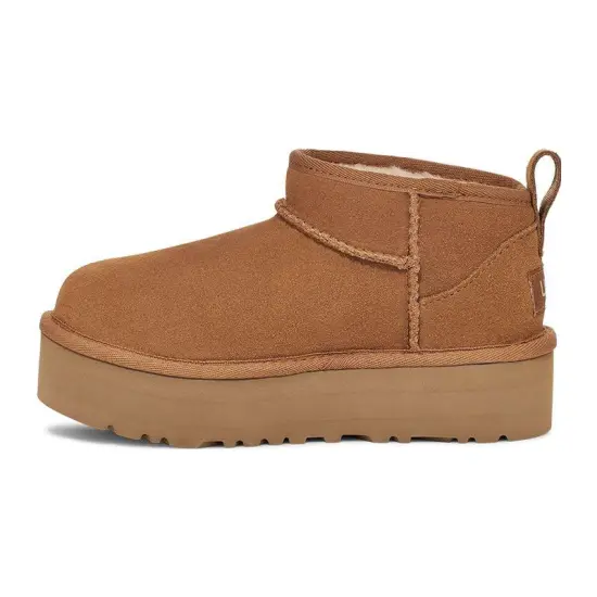 UGG Classic Ultra Mini Platform Boot Chestnut Kids