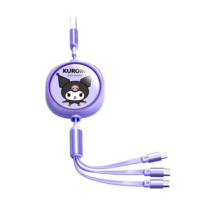 Sanrio Sanrio, apple, huawei, charging cable, compatible cute mobile phone, three-in-one