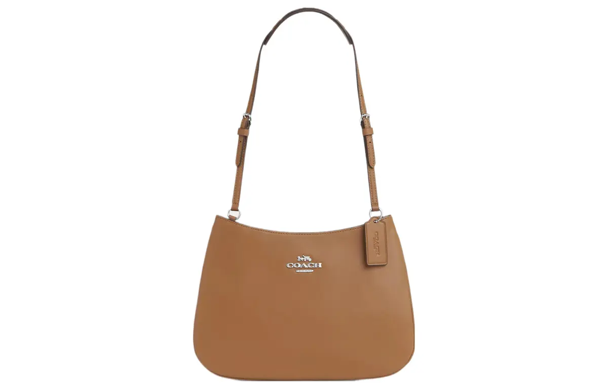 COACH Penelope Cow Leather Shoulder Bag, Handbag, Shoulder Bag Large Women's Light Brown