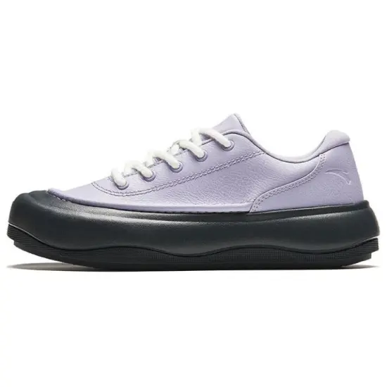 Anta Donut Durable Breathable Low-Top Skateboard Shoes Women's Purple