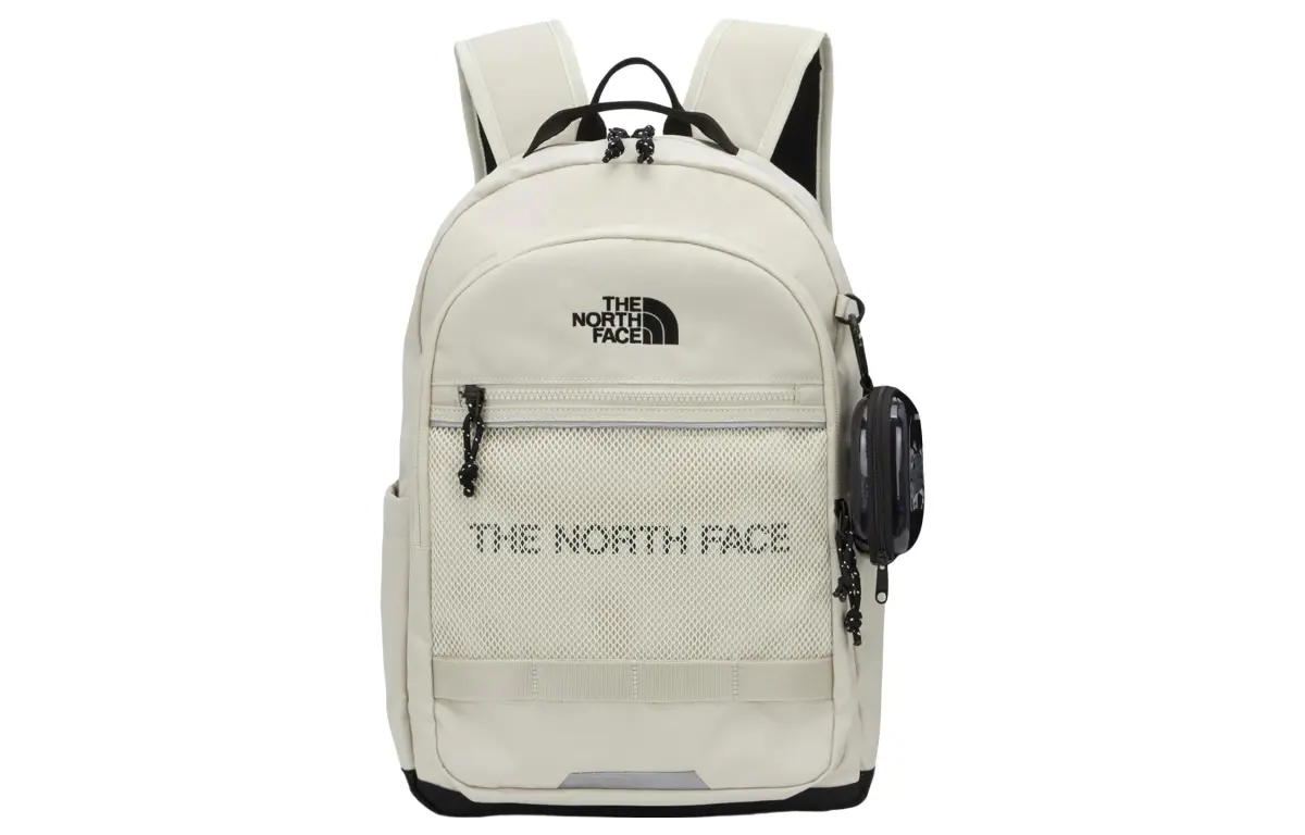 THE NORTH FACE 18L Backpack Outdoor Bag Polyester Cream Unisex