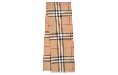 Burberry Knit Scarves Men's Camel