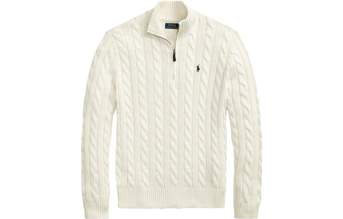 Polo Ralph Lauren FW23 Sweater Standard Men's Cream White