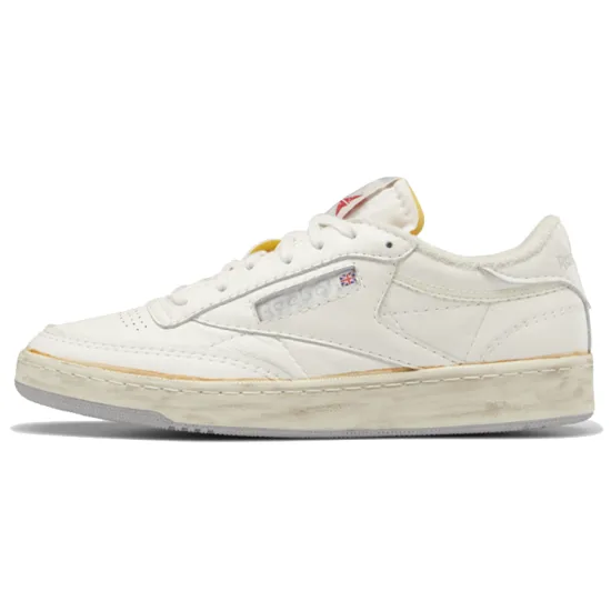 Reebok Club C Skateboarding Shoes Unisex Low-top Beige/Brown