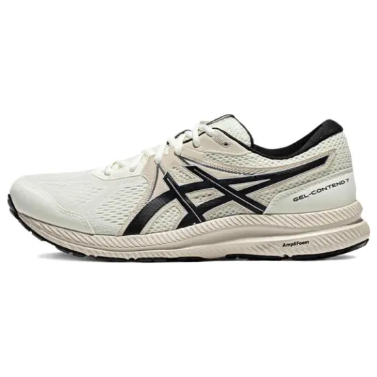 Asics Gel-Contend 7 Running Shoes Men Low-top Beige/Black